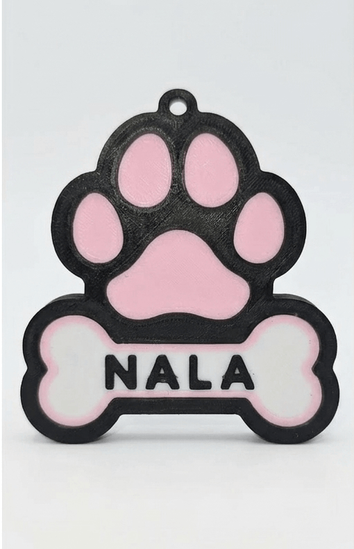 Detalle placa Nala relieve